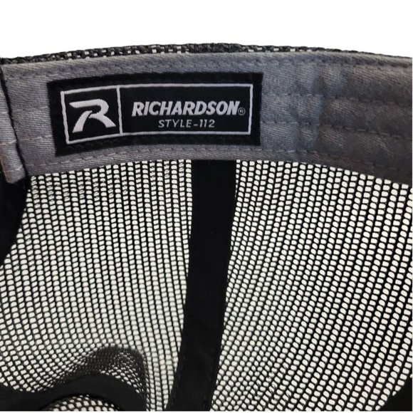 Richardson Budweiser King Of Beers Mesh Snapback Cap Trucker Baseball Hat Gray - Picture 12 of 12